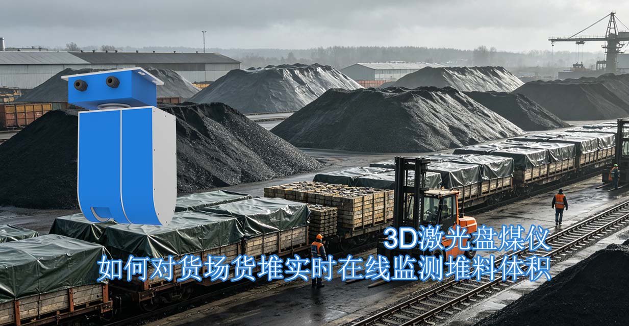 3D激光盘煤仪如何对货场货堆实时在线监测堆料体积