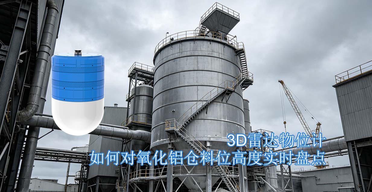 3D雷达物位计如何对氧化铝仓料位高度实时盘点