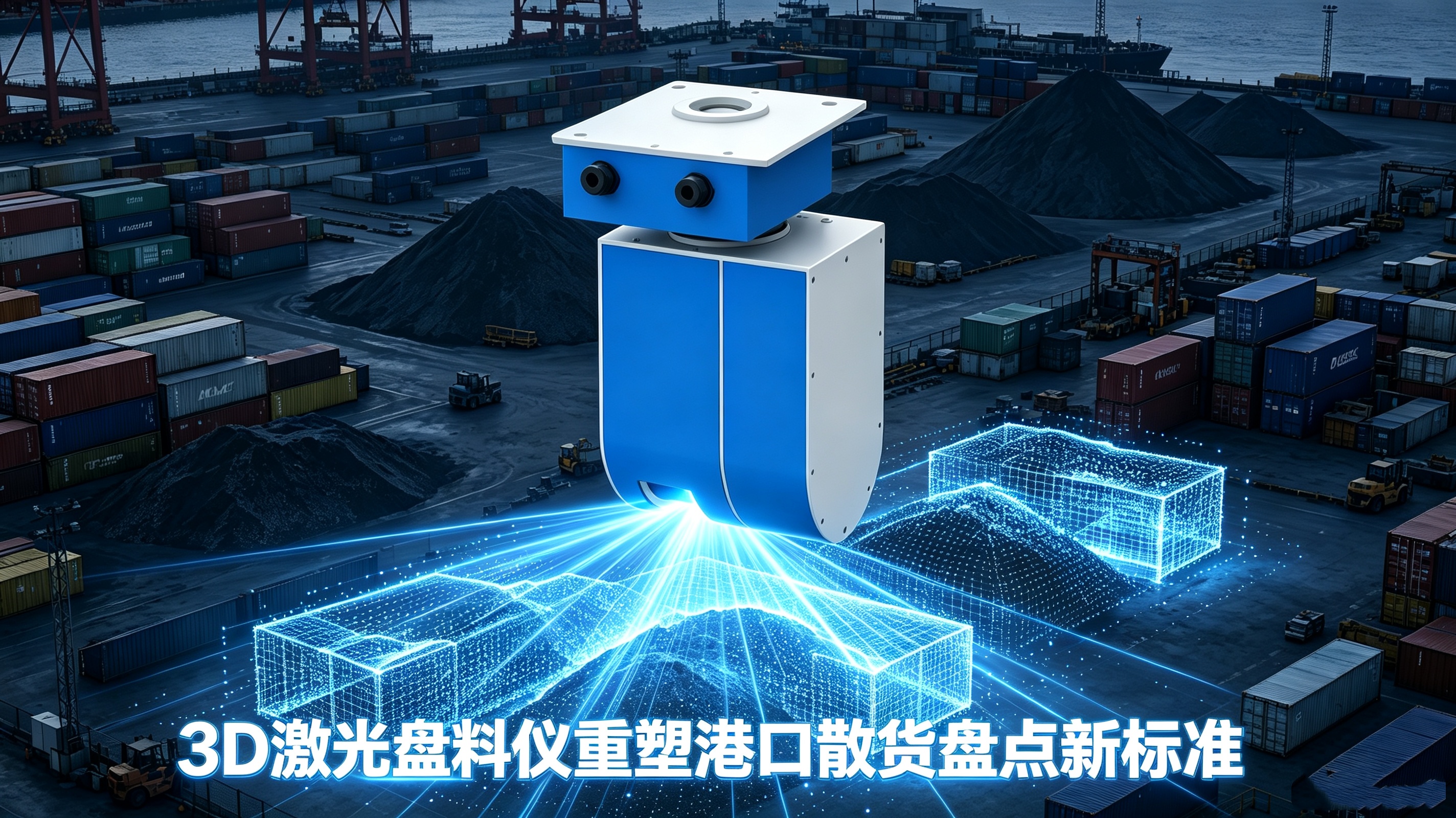 告别“估堆”时代：3D激光盘料仪重塑港口散货盘点新标准